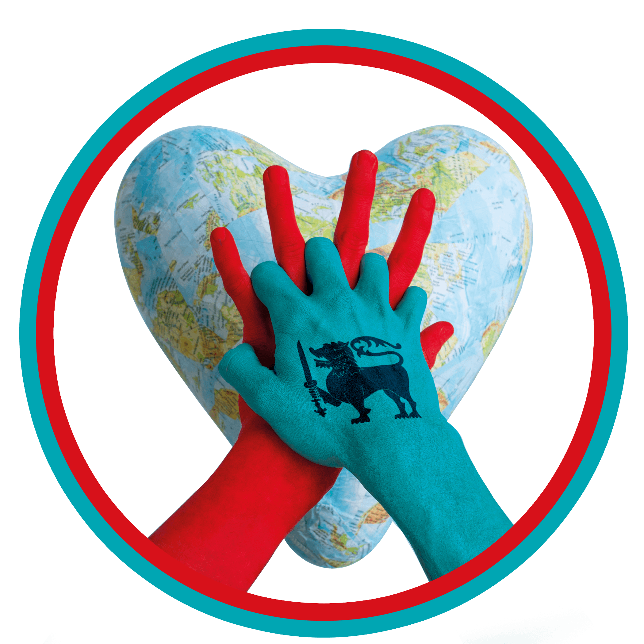 Restart a Heart Sri Lanka hands and heart emblem
